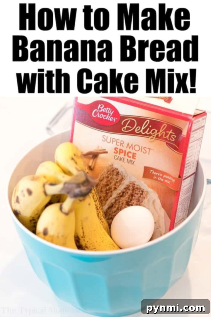 4 ingredient banana bread! #bananabread 4 Ingredient Banana Bread