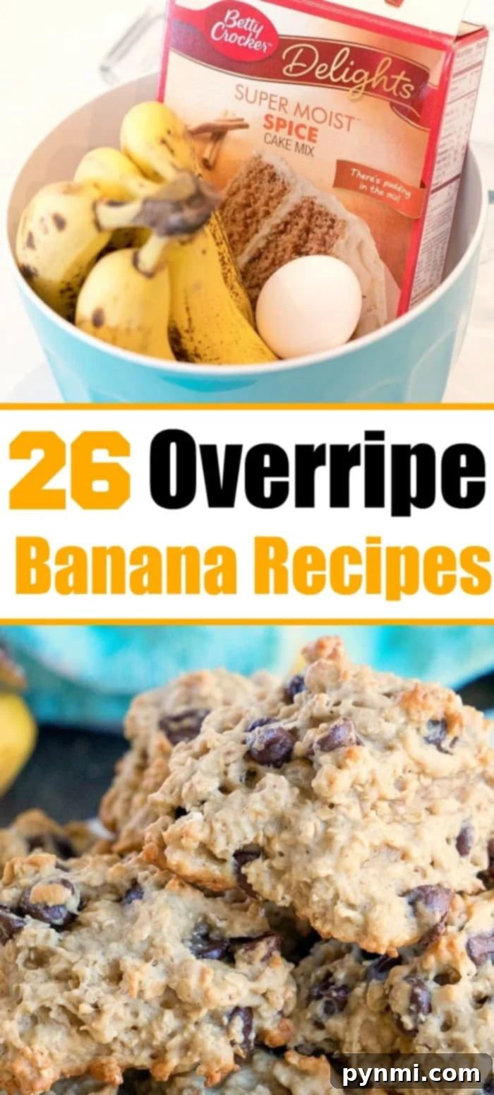 Overripe banana recipes!! #banana #overripe #breakfast #cookies #bread overripe banana recipes