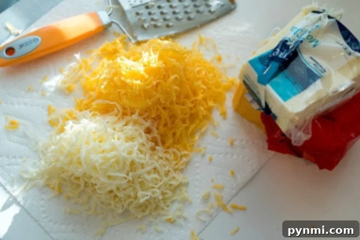 shredded cheese