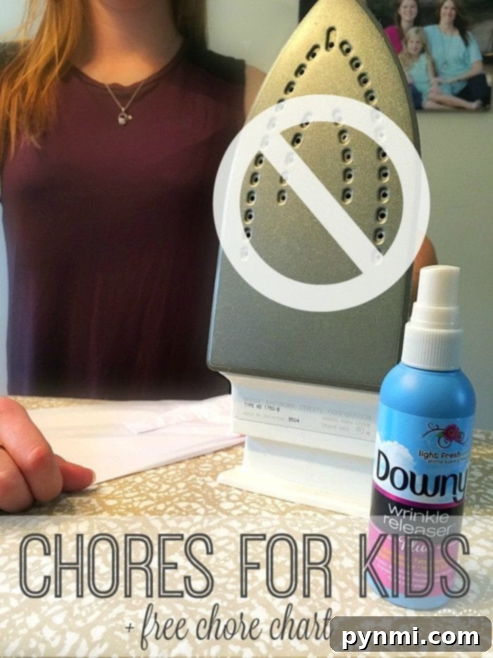 Age-appropriate chores and a free printable chore chart to track progress