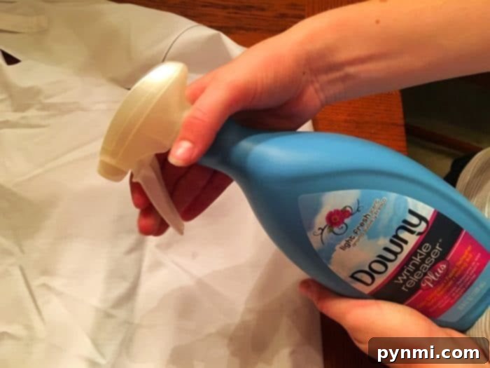 Downy Wrinkle Releaser Plus makes ironing easier and faster for busy families
