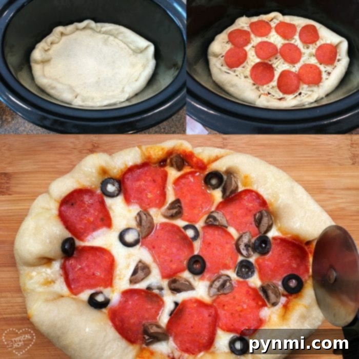 pizza in crock pot