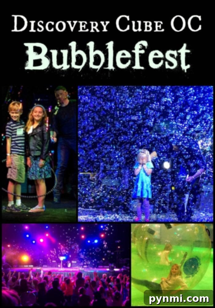 Discovery Cube OC Bubblefest is an incredible experience you must see at this children's museum. Discovery Cube OC Bubblefest Entrance with children excited