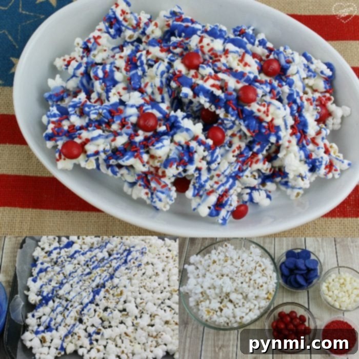 Stars and Stripes Popcorn 2 4th of July popcorn