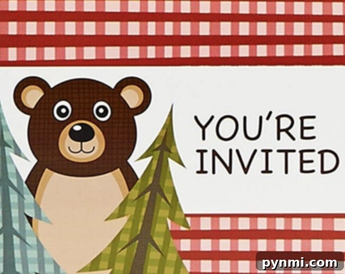 Creative Camping Birthday Party Invitations to Inspire Adventure Selection of cute and customizable camping themed birthday party invitations.