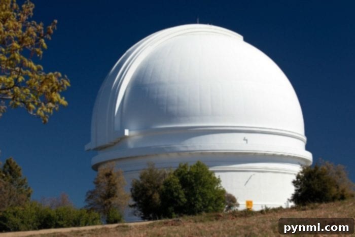 Exploring the Universe at Palomar Observatory San Diego 2 Palomar Observatory majestic dome against a clear sky