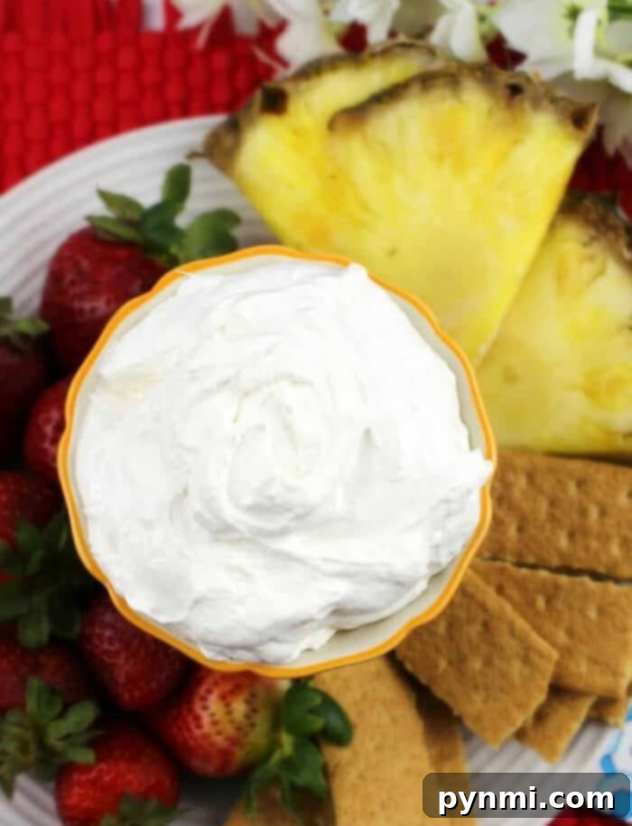 Tropical Pineapple Cream Cheese Dream Dip 4 pina colada dip