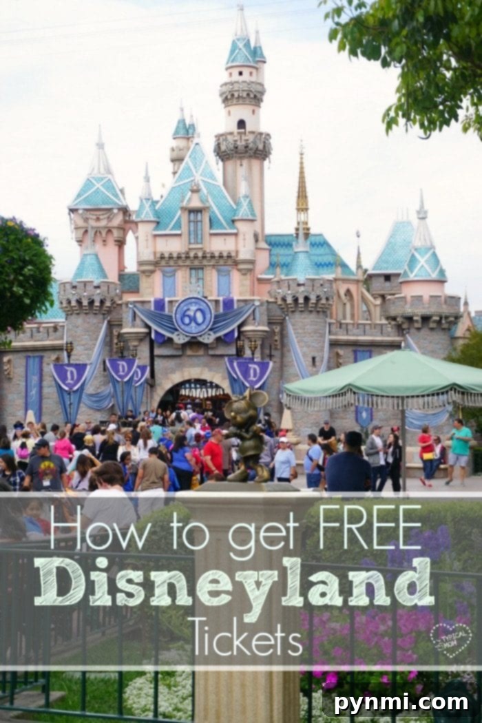 Your Free Pass to Disneyland 9 An excited family, adorned with Mickey Mouse ears, stands ready to enter Disneyland. The image serves as an inspirational visual for readers learning how to get free Disneyland tickets and experience the magic.