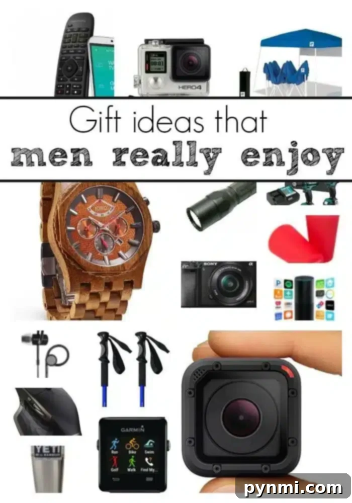 Explore a curated list of the best presents for men under $100, featuring unique, practical, and highly desired gifts for any budget or occasion. Find great ideas for birthdays, Father's Day, and Christmas. Selection of affordable gifts for men under $100, focusing on practicality and unique items