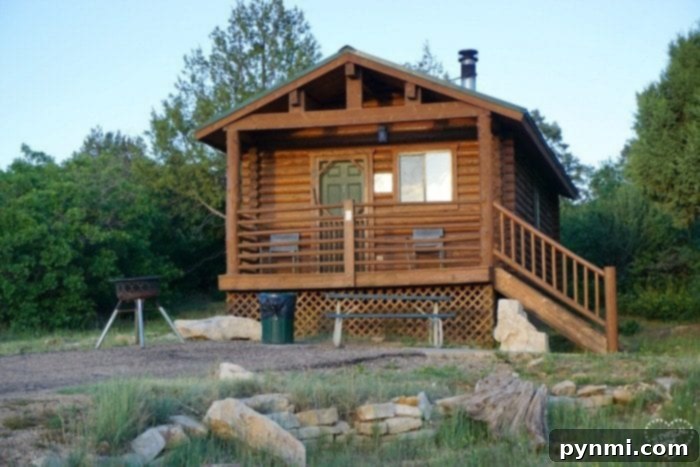 Zion Ponderosa Ranch Resort offers diverse cabins for every family's needs. Panoramic view of Zion Ponderosa Ranch Resort with scattered cabins