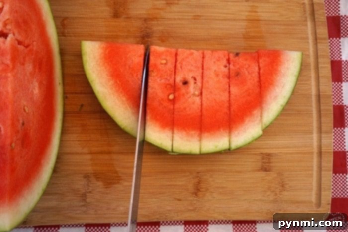 The Secret to Perfect Watermelon Slices 2 How to Cut Watermelon Slices for Summertime Fun
