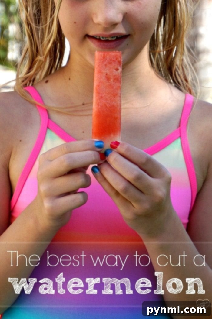The Secret to Perfect Watermelon Slices 3 How to Cut Watermelon Sticks for Easy Snacking