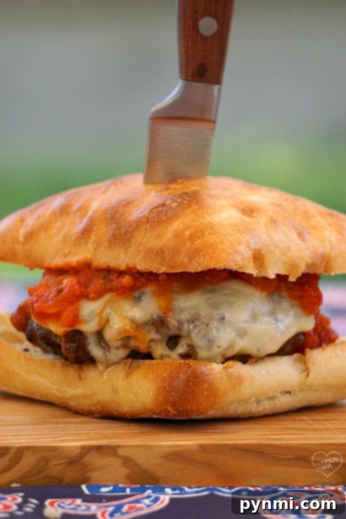 This New York pizza burger is the bomb!! Easy recipe that is to die for, the best burger ever! new york pizza burger