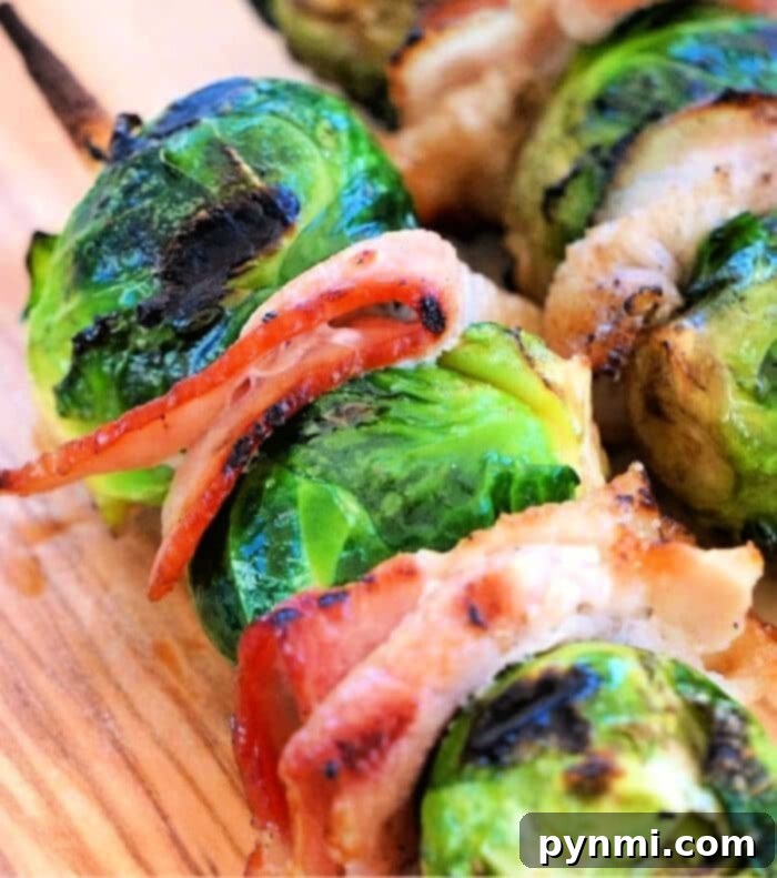 Mastering Grilled Brussels Sprouts 6 Grilled Brussels Sprouts on Skewers