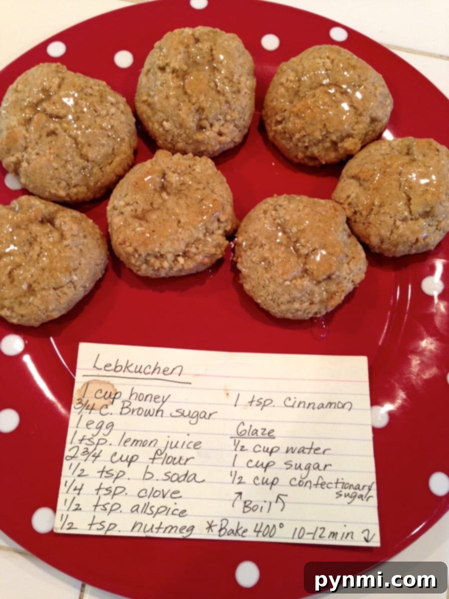 Traditional German Lebkuchen Recipe Cookies