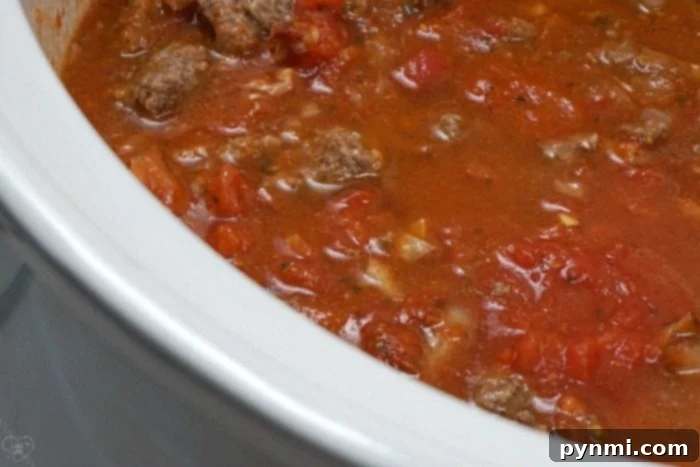 Delicious Crockpot Hamburger Helper, a hearty goulash-style dinner perfect for families A hearty classic hamburger helper recipe cooks in a slow cooker for dinner.