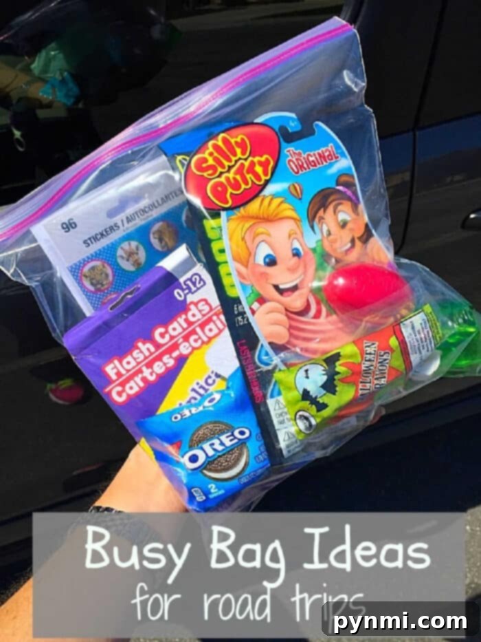 Road trip busy bags and activities for kids to make travel easier! road trip busy bags and activities for kids