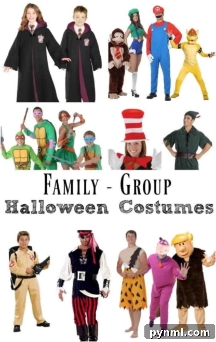 Group Halloween costumes!! #halloweencostumes #halloween Families and groups having fun in creative Halloween costumes, showcasing unity and festive spirit.