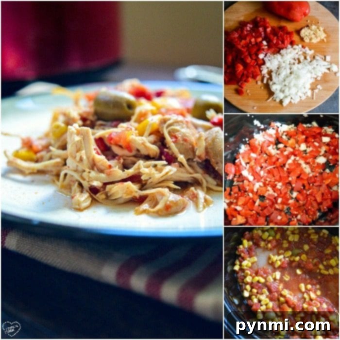 cuban shredded chicken for dinner