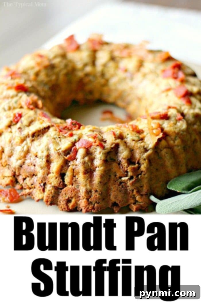 bundt pan stuffing