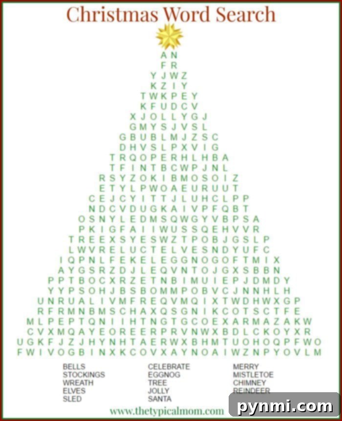Christmas Bingo printable game you can play during the holidays or in the classroom plus tons of other holiday printables too like a word search and more. #christmasbingo #christmas #bingo #printables #free #games christmas word search