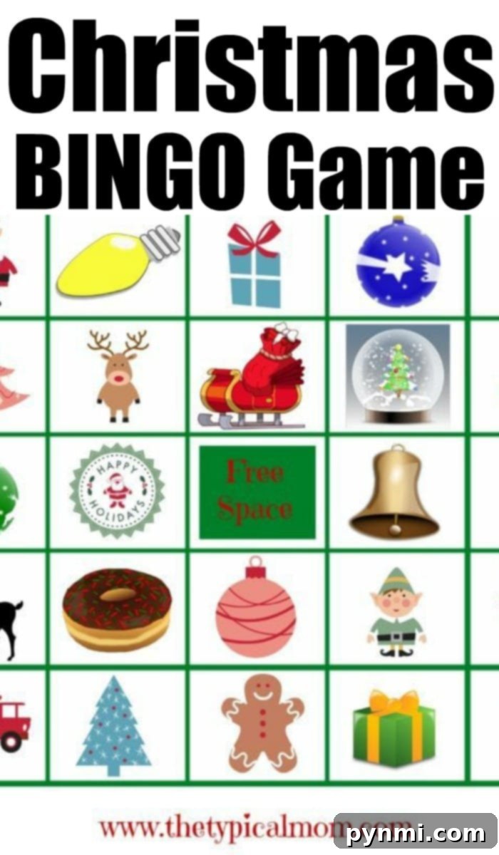 Cozy Christmas Movie Checklist 3 christmas bingo game