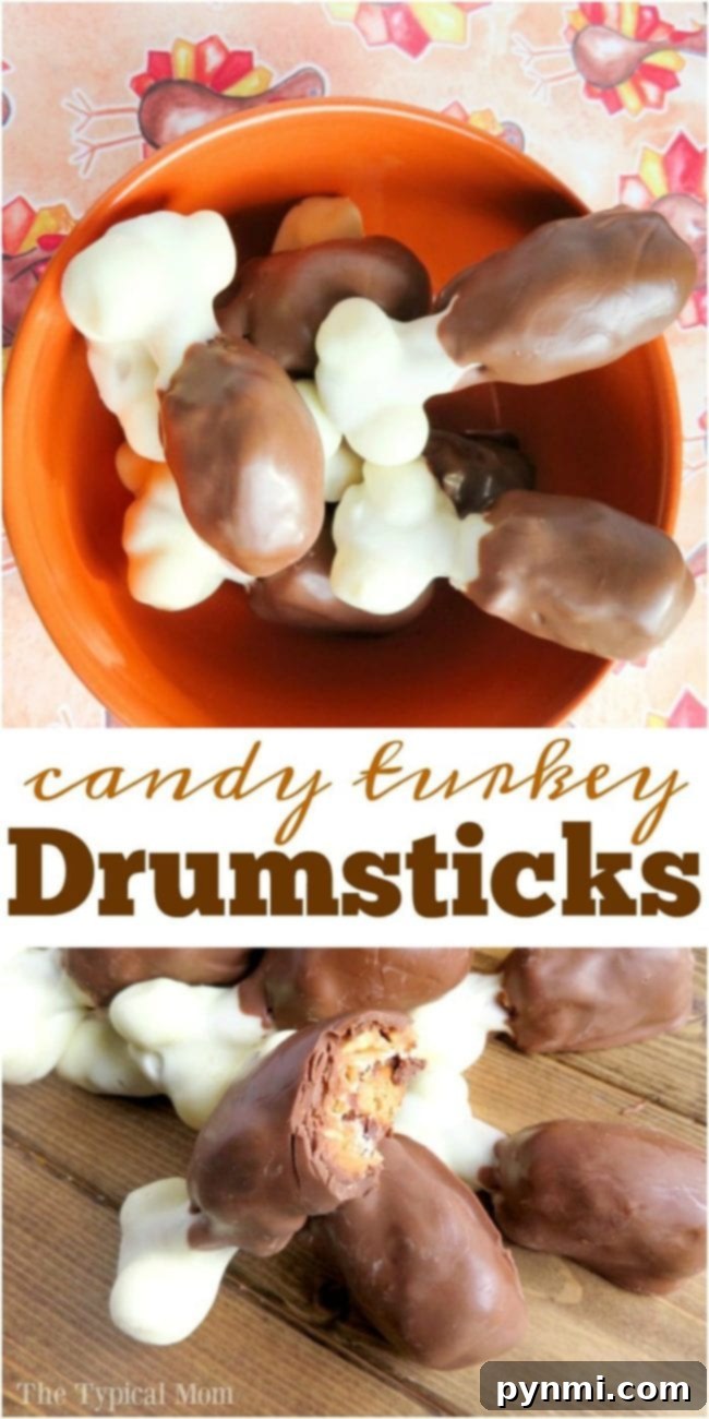 Snickers turkey drumsticks are so fun to make at Thanksgiving! Perfect edible Thanksgiving craft for kids or just make to serve as dessert. #thanksgiving #dessert #treat #drumsticks #legs #turkey #snickers #candy Snickers turkey drumsticks ready to serve