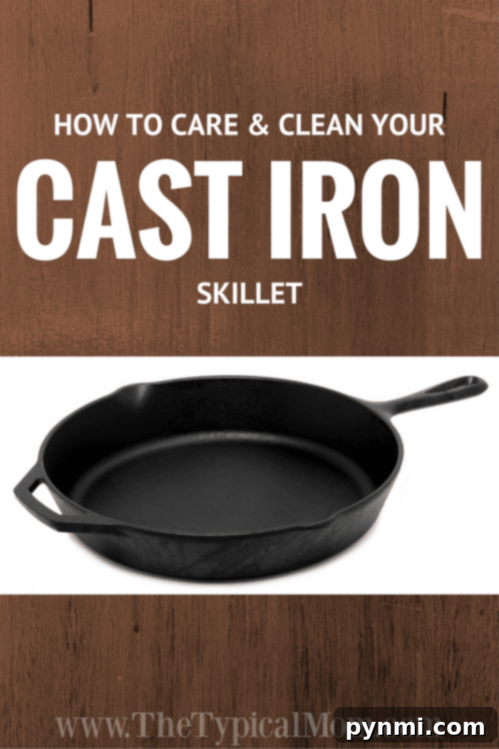 cast iron skillet care guide
