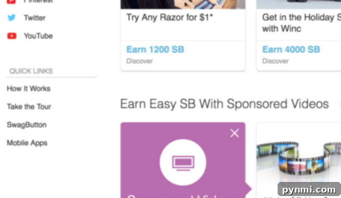 Your daily activities transform into free gift cards with Swagbucks Swagbucks dashboard for earning free gift cards monthly