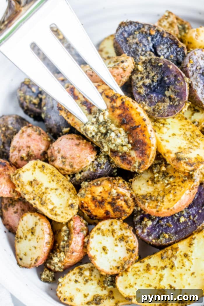 Pesto Potatoes