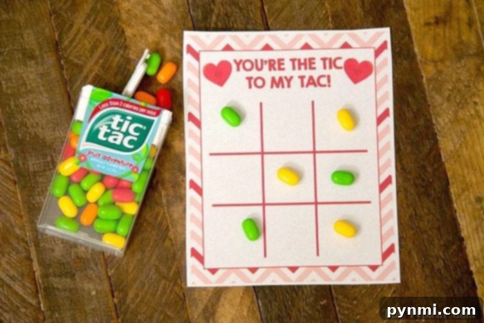 Tic Tac Toe Valentine cards are the best free printable Valentine's Day idea! Pair with candies for a fun game and treat all in one. Perfect for kids and classroom exchanges. #valentine #valentinesdayprintables #valentinesday #kids #printabless #tictactoe #cards free printable valentines