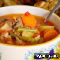 Ninja Foodi vegetable beef soup recipe