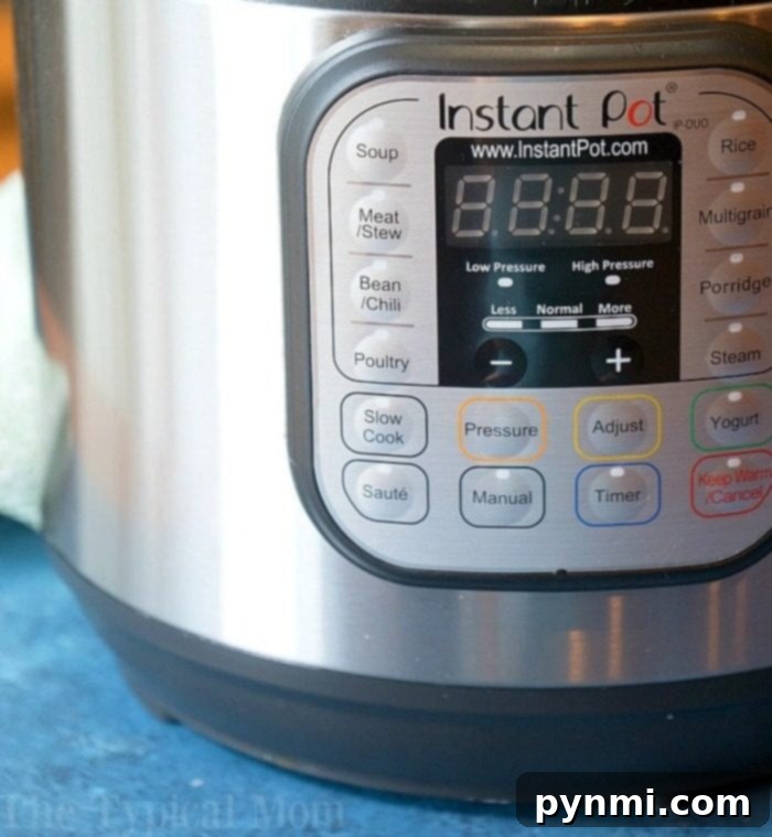 instant pot cook times