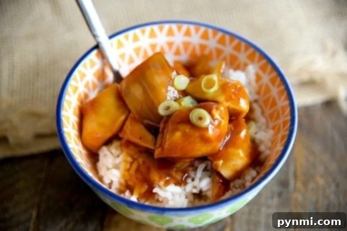 Zesty Instant Pot Orange Chicken 8 The best 4-minute Instant Pot orange chicken recipe, made with just a few healthy ingredients in a pressure cooker.