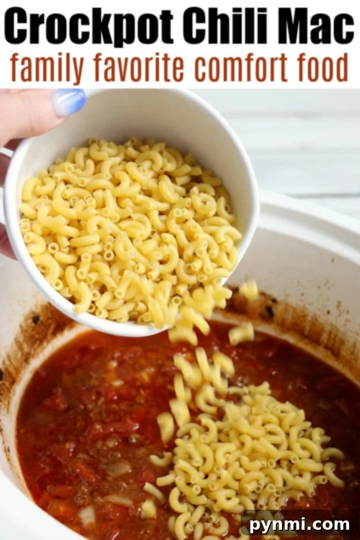 Slow Cooker Chili Mac - Another Family Favorite