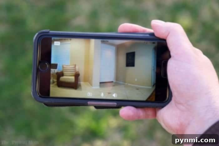 Secure Smart Living 4 Home Security System with Phone APP, integrating smart home control