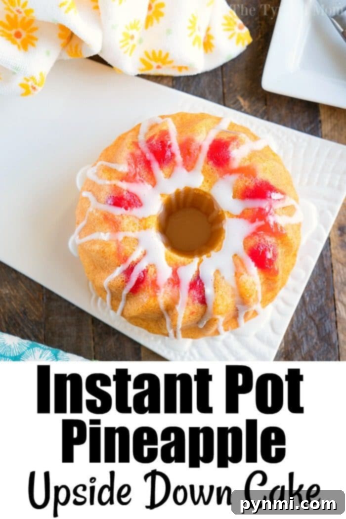 pressure cooker Pineapple Upside Down Cake