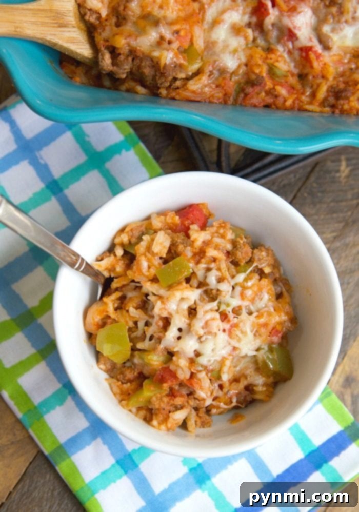 stuffed pepper casserole