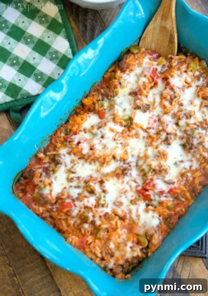 inside out stuffed pepper casserole