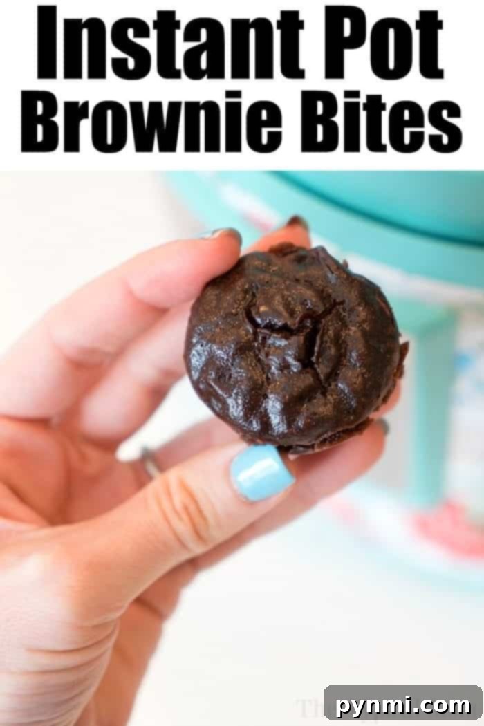 Easy pressure cooker brownies that are fudgy, ooey-gooey, and just amazing! The best chocolate pressure cooker dessert made in an Instant Pot and Ninja Foodi. Pressure cooker brownies inside a springform pan, ready for cooking in the Instant Pot.
