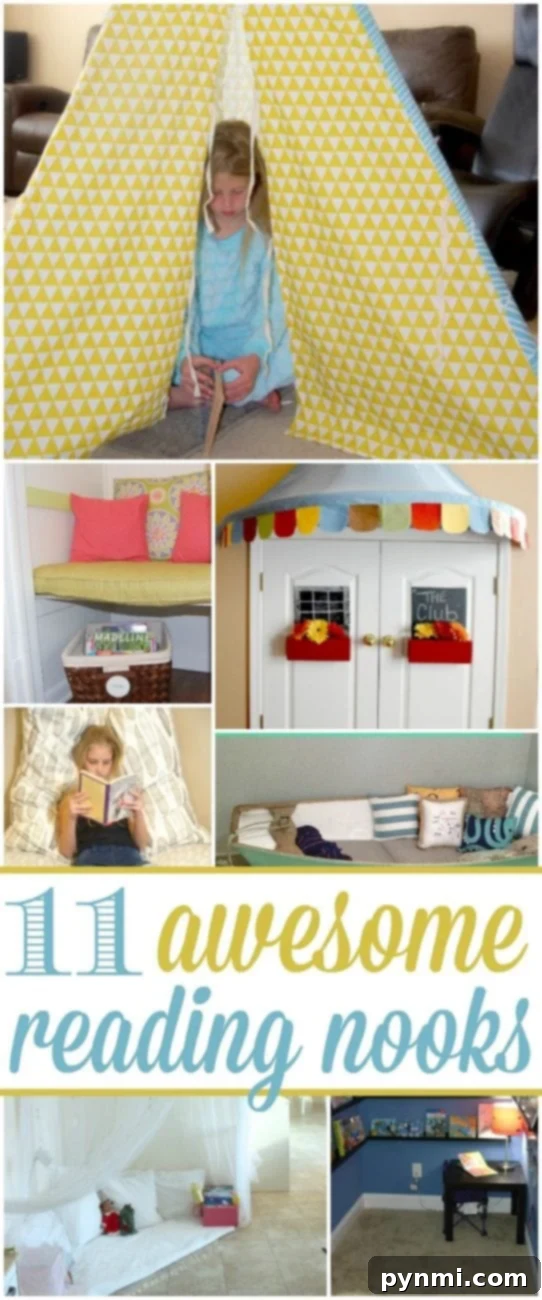 11 Creative Reading Nook Ideas to Inspire a Love for Books in Kids children's reading space ideas