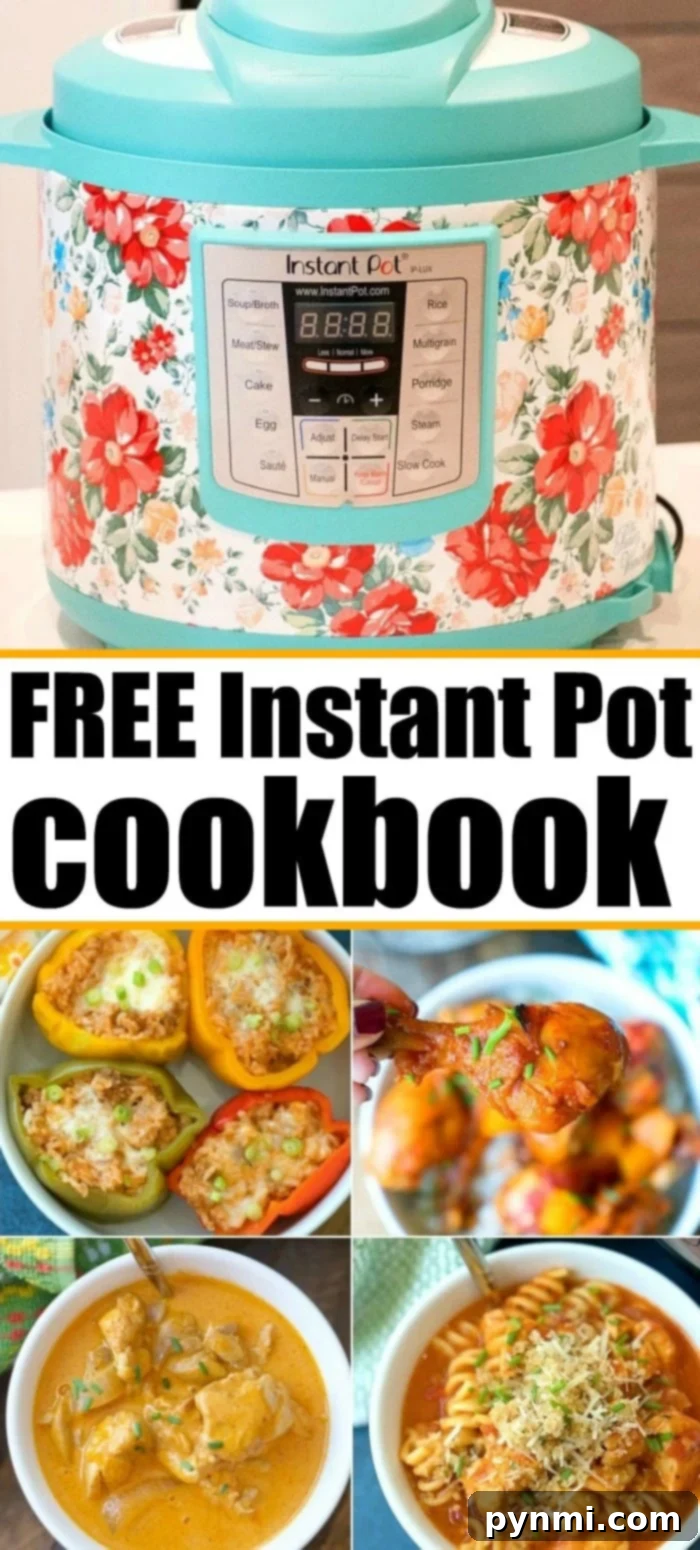 free instant pot cookbook