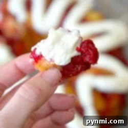cherry cheesecake monkey bread
