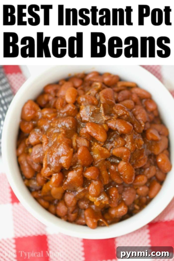 BEST Instant Pot baked beans. Instant Pot Baked Beans