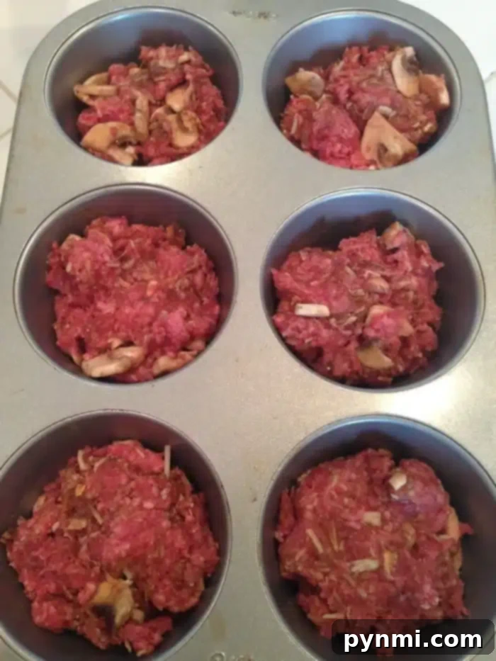 Individual mini meatloaf recipes baked inside onions