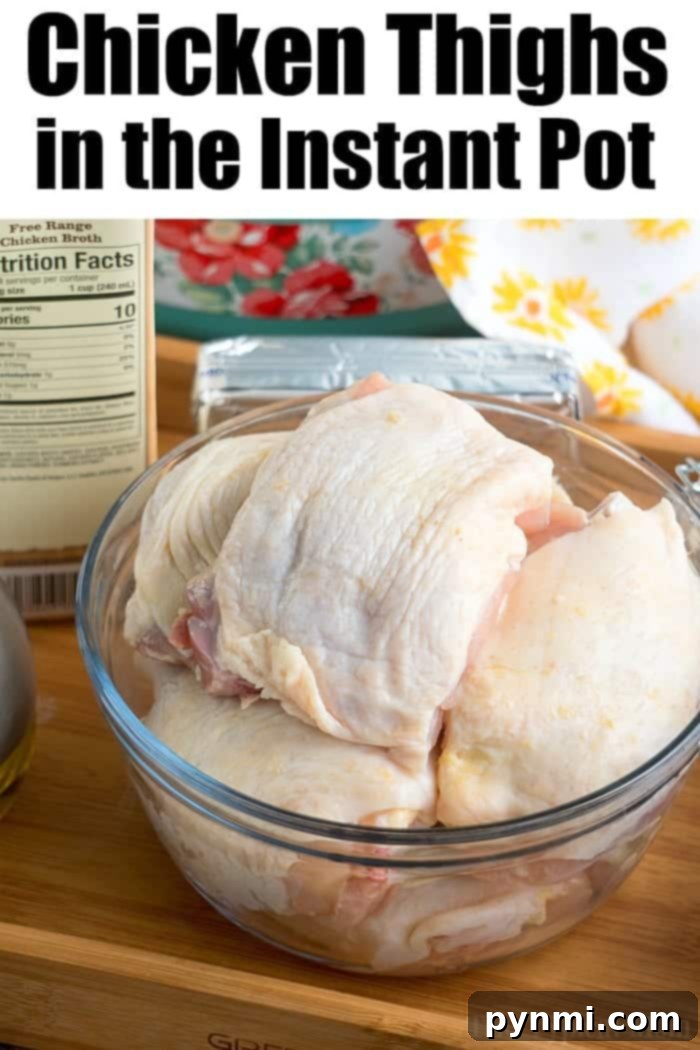 Chicken Thighs for Instant Pot Butter Chicken Juicy boneless chicken thighs, marinated and ready for pressure cooking to create tender butter chicken.