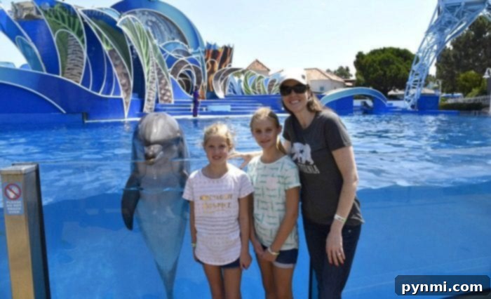 Sea World Unlocked: My VIP Behind-the-Scenes Tour Review 2 A family enjoying the SeaWorld behind the scenes tour experience