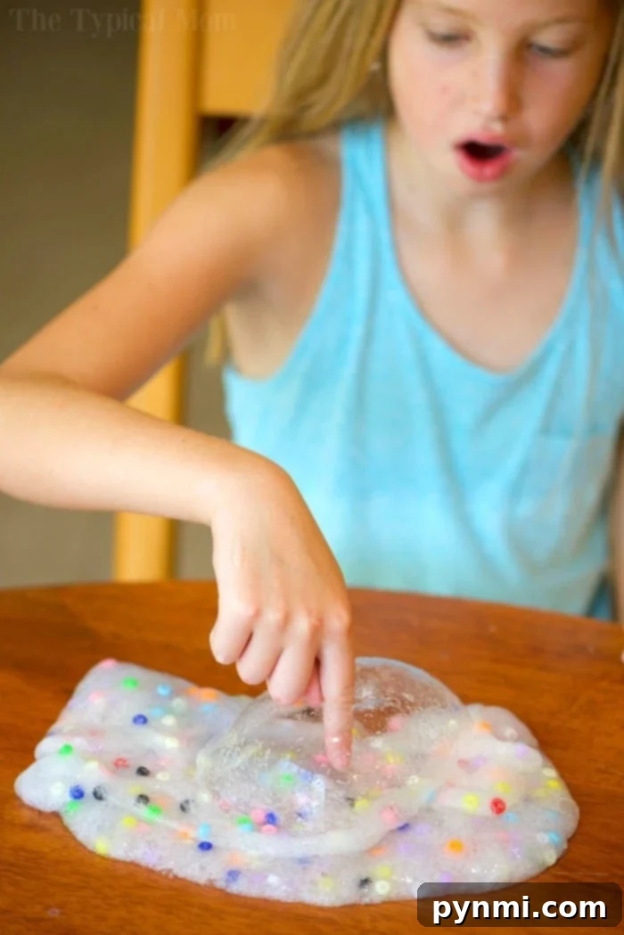 Easy 3-Ingredient Clear Slime Without Borax - No borax slime recipe for kids