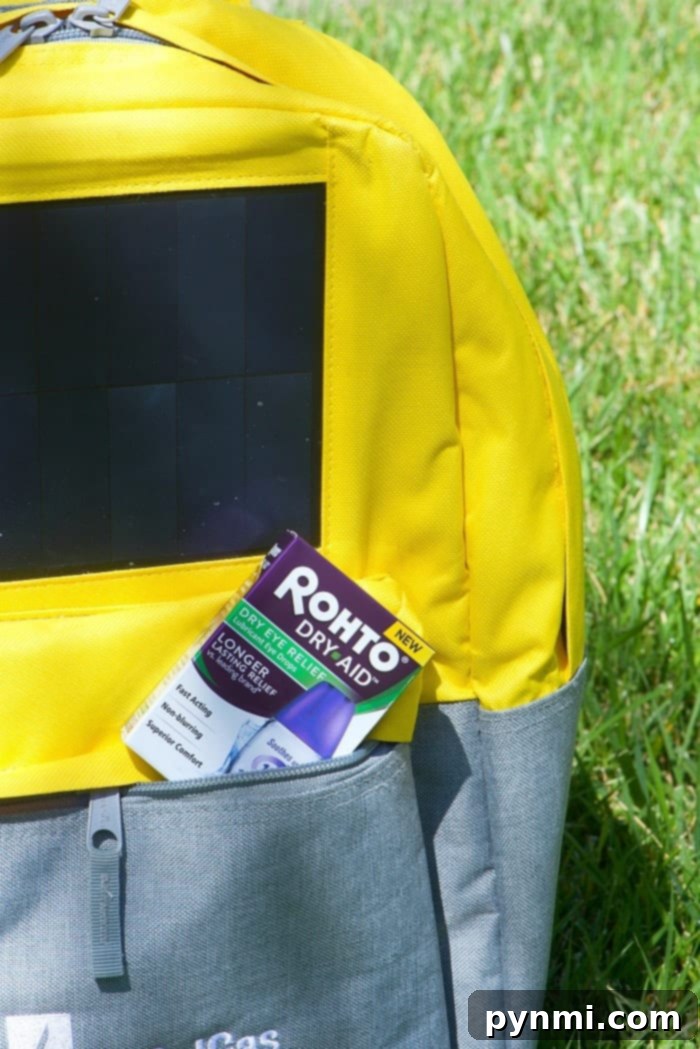 solar powered backpack for road trip charging