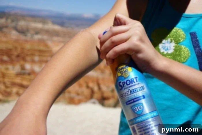 sunscreen for travel and outdoor activities